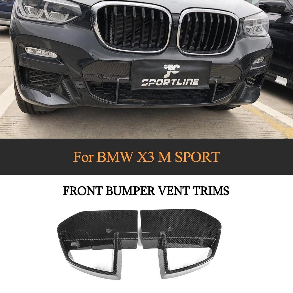 ML-ZDH061 Carbon Fiber X3 G01 Front Bumper Vents for BMW X3 M40i M