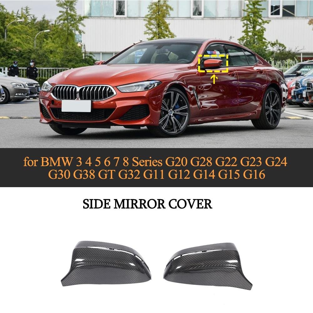 ML-WJM003 Dry Carbon Side Door Mirror Wing Cover Rearview Caps for